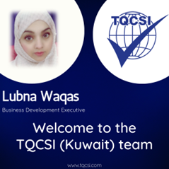 Welcome Lubna to TQCSI  Kuwait